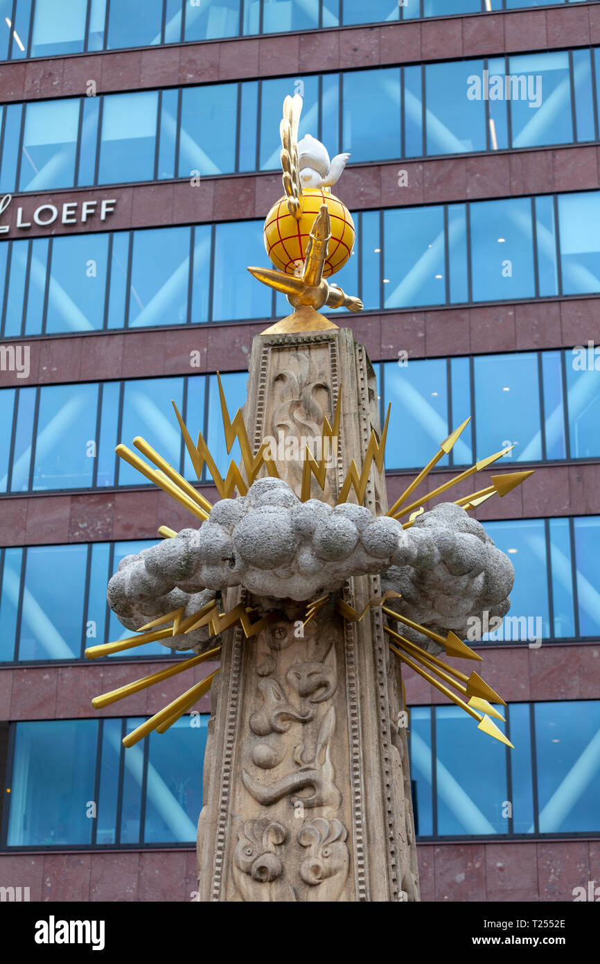 Mythology sculptures in Rotterdam Blaak, Stock