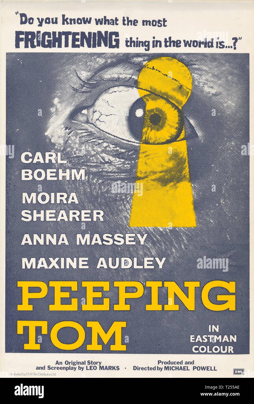 Peeping Tom (1960)  Publicity information, film poster     Date: 1960 Stock Photo