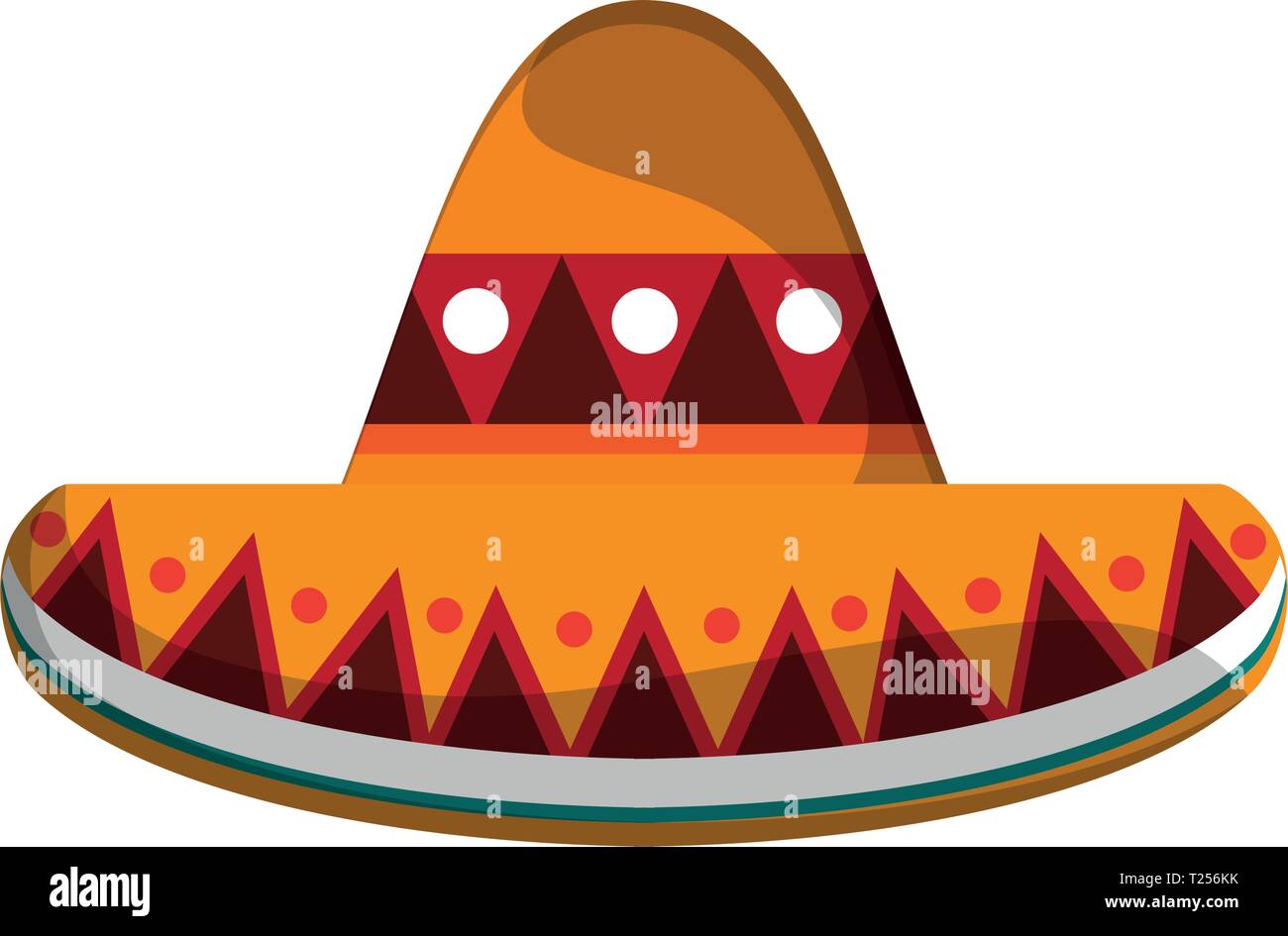 Mexican hat sombrero isolated Stock Vector Image & Art - Alamy