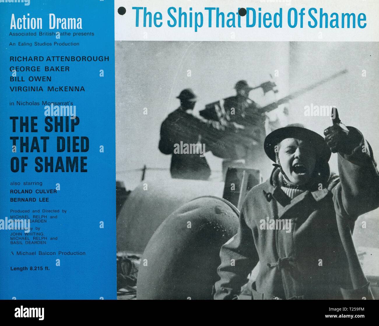 The Ship That Died of Shame (1955)  Publicity information,  Film poster,      Date: 1955 Stock Photo