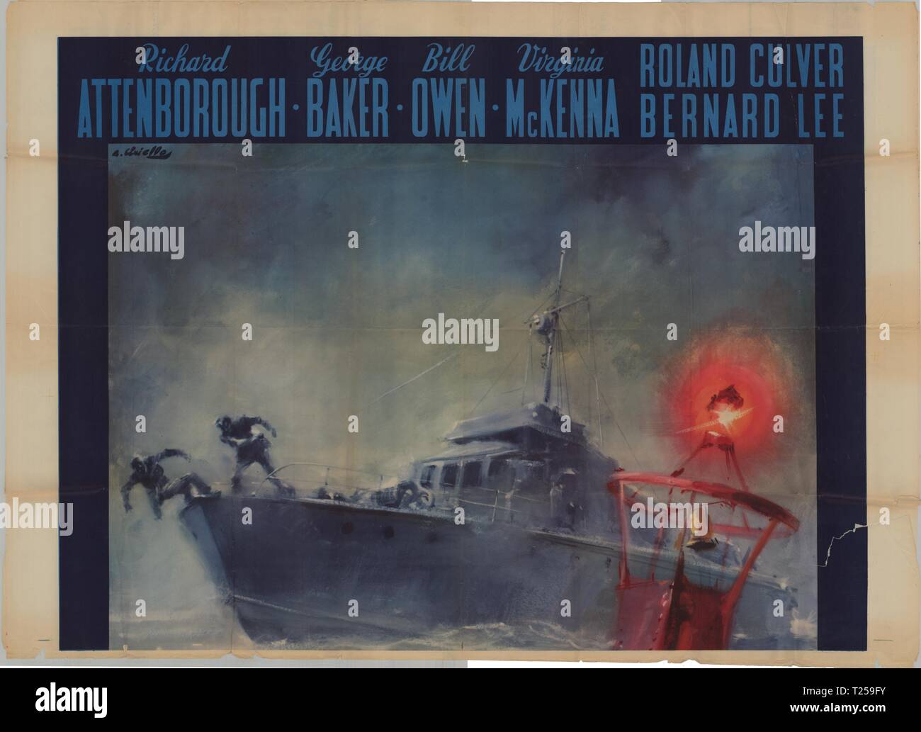 The Ship That Died of Shame (1955)  Publicity information,  Film poster,      Date: 1955 Stock Photo