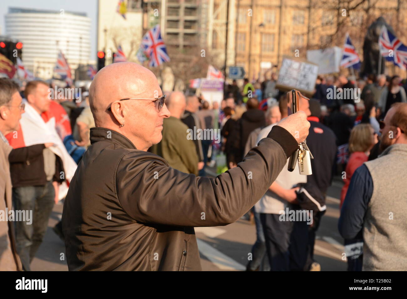 Leave Means Leave Rally on the day the UK was supposed to leave the EU ...