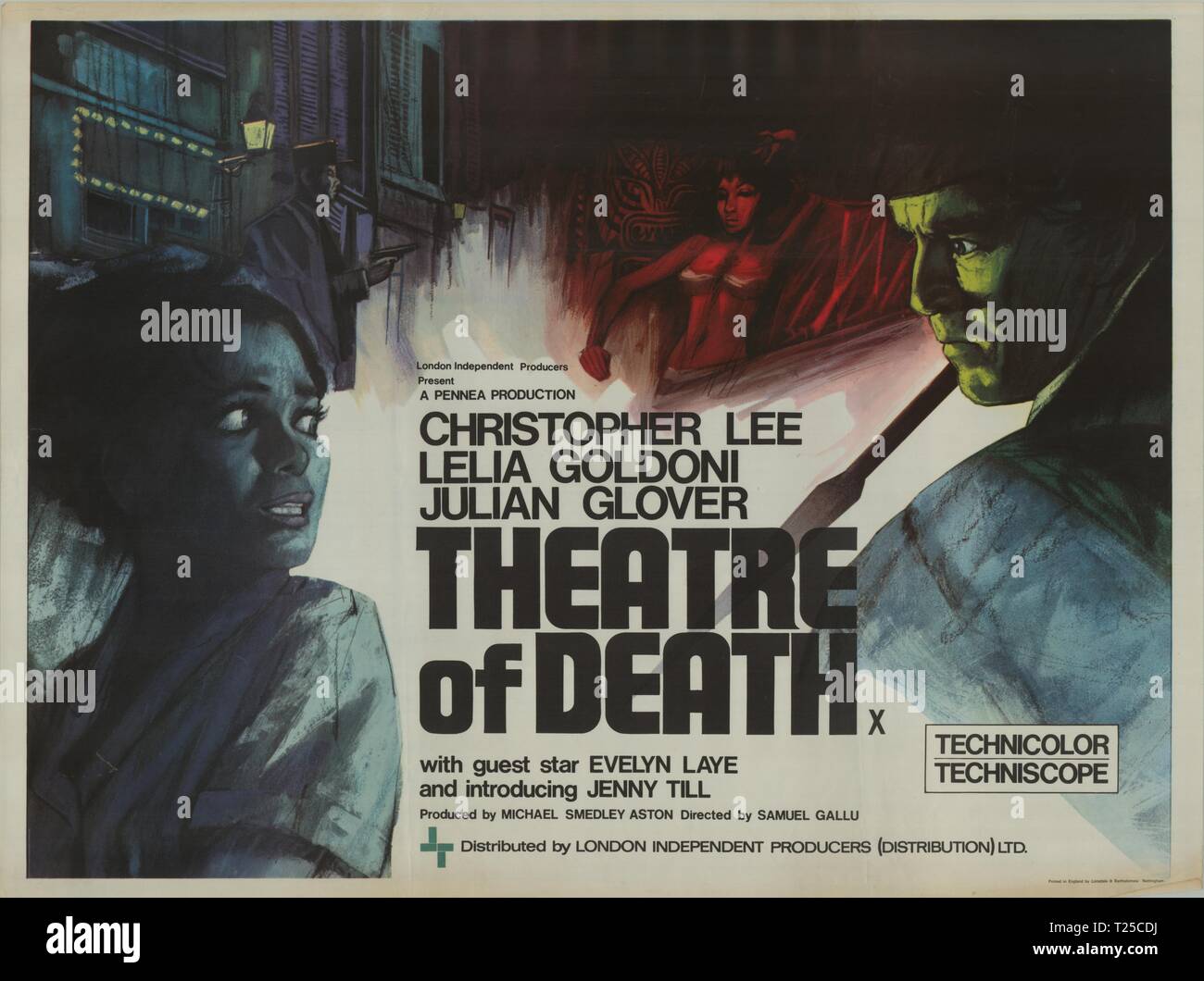 Theatre of Death (1967)  Publicity information,  Film poster,     Date: 1967 Stock Photo