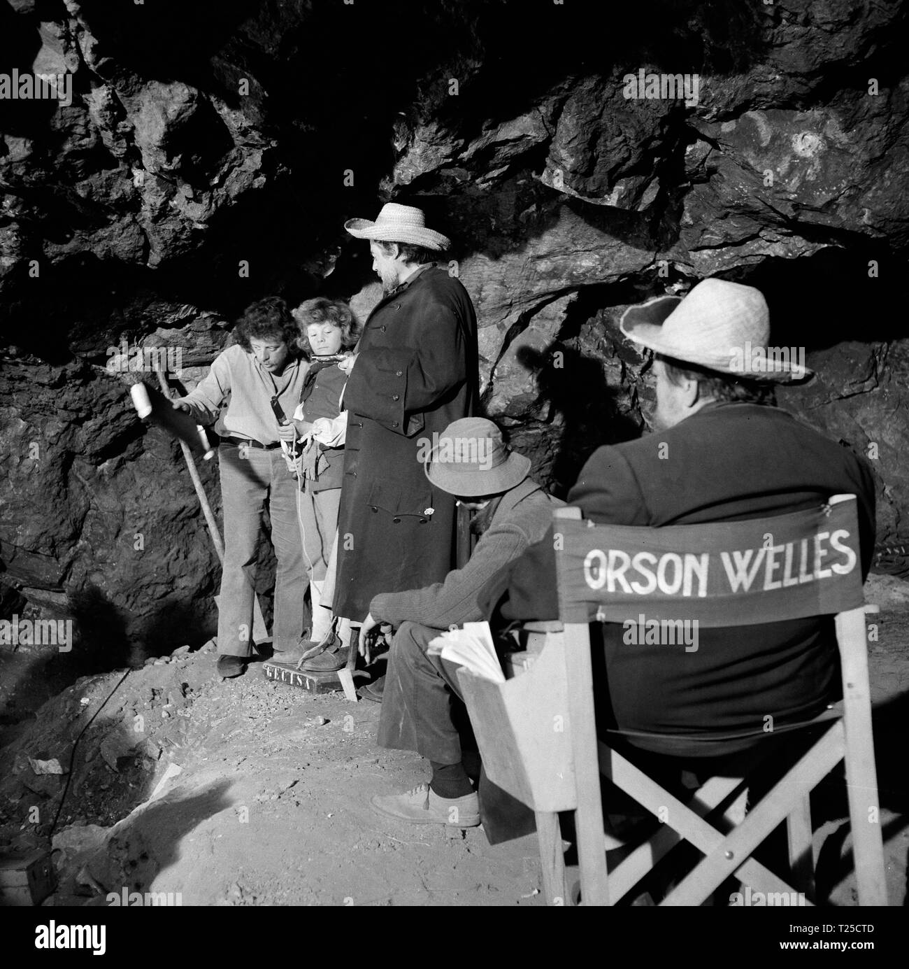 Treasure Island (1972)  Orson Welles,  Kim Burfield,      Date: 1972 Stock Photo