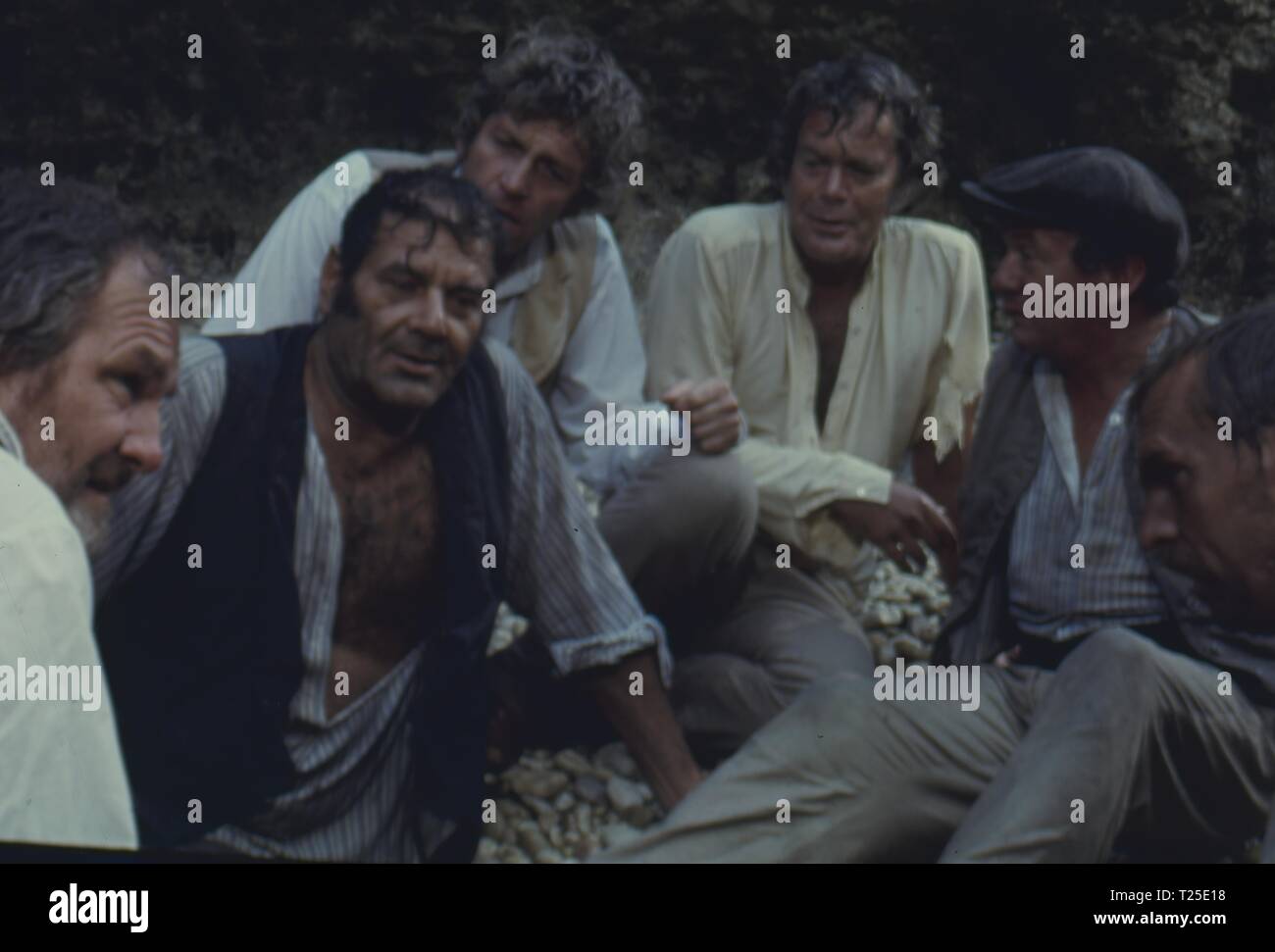 Warlords of Atlantis (1978) Shane Rimmer, Doug McClure,  Peter Gilmore,  Derry Power,  Hal Galili,      Date: 1978 Stock Photo