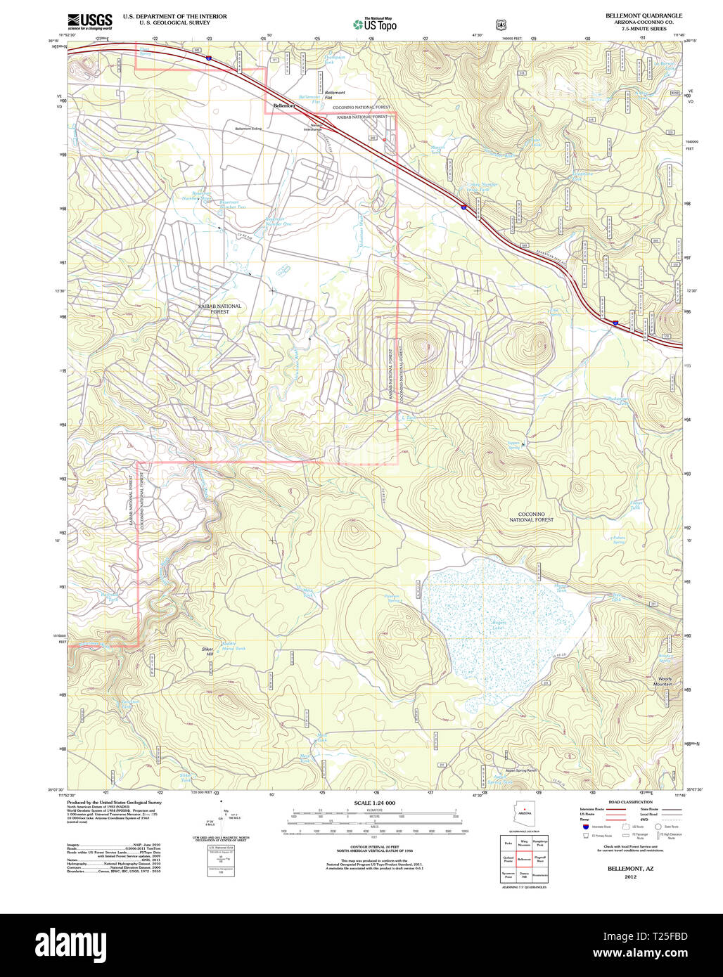 Bellemont arizona hires stock photography and images Alamy