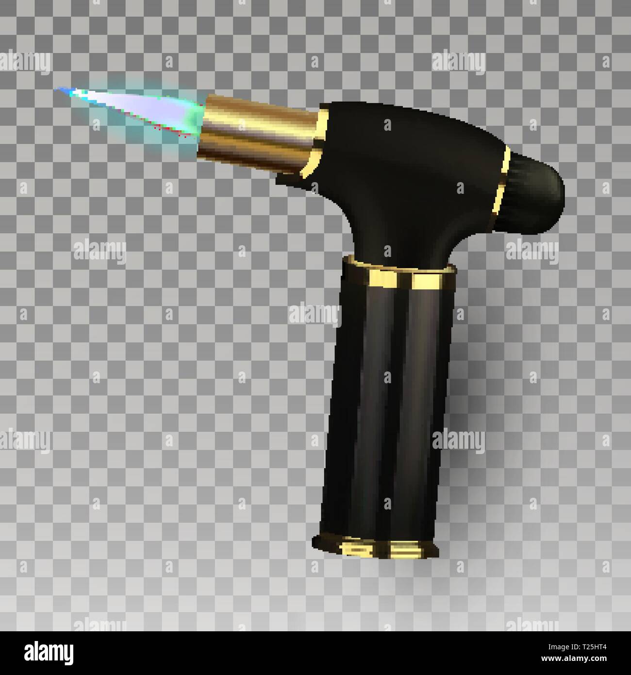 Lighter Vector. Cigarette Light Equipment. 3D Realistic Autogen Lighter ...