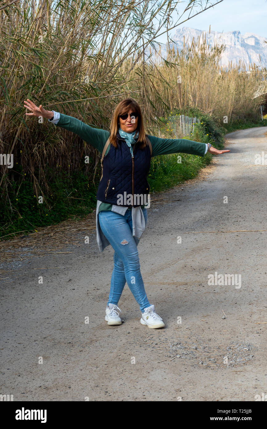 50 year old woman face on hi-res stock photography and images - Alamy