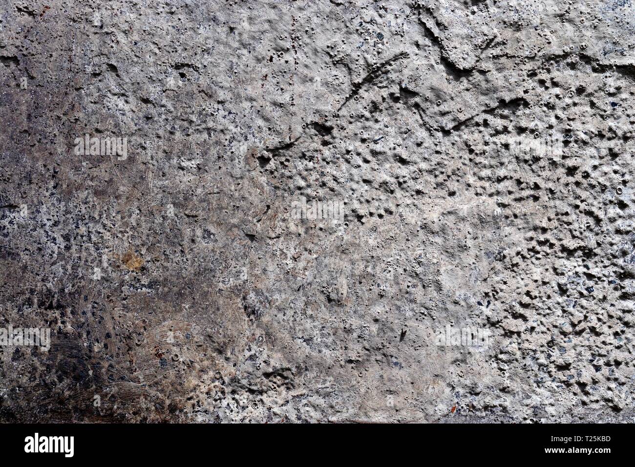 Interesting close up structures of cement and sand stone walls in high ...