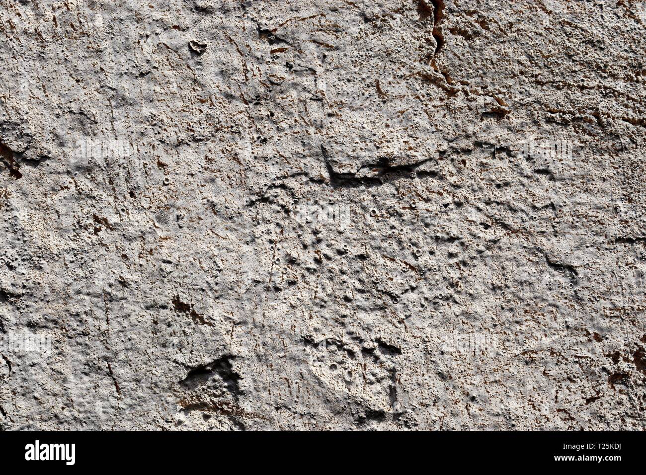 Interesting close up structures of cement and sand stone walls in high ...