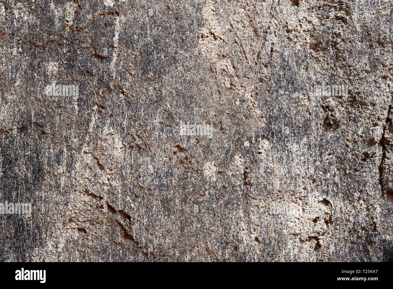 Interesting close up structures of cement and sand stone walls in high ...