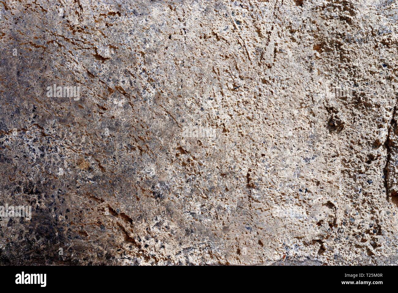 Interesting close up structures of cement and sand stone walls in high ...