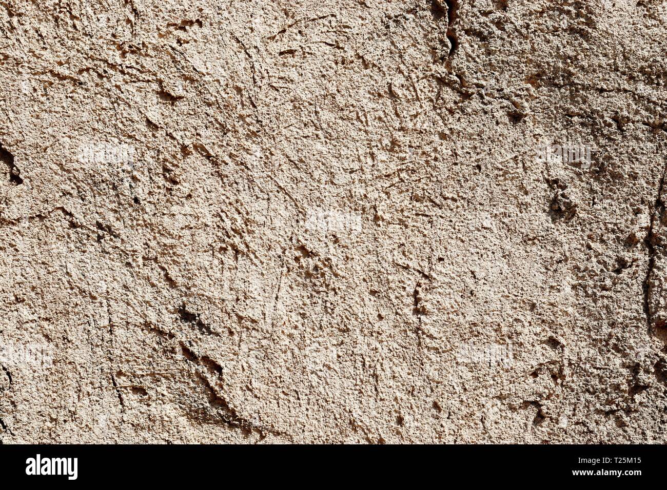 Interesting close up structures of cement and sand stone walls in high ...