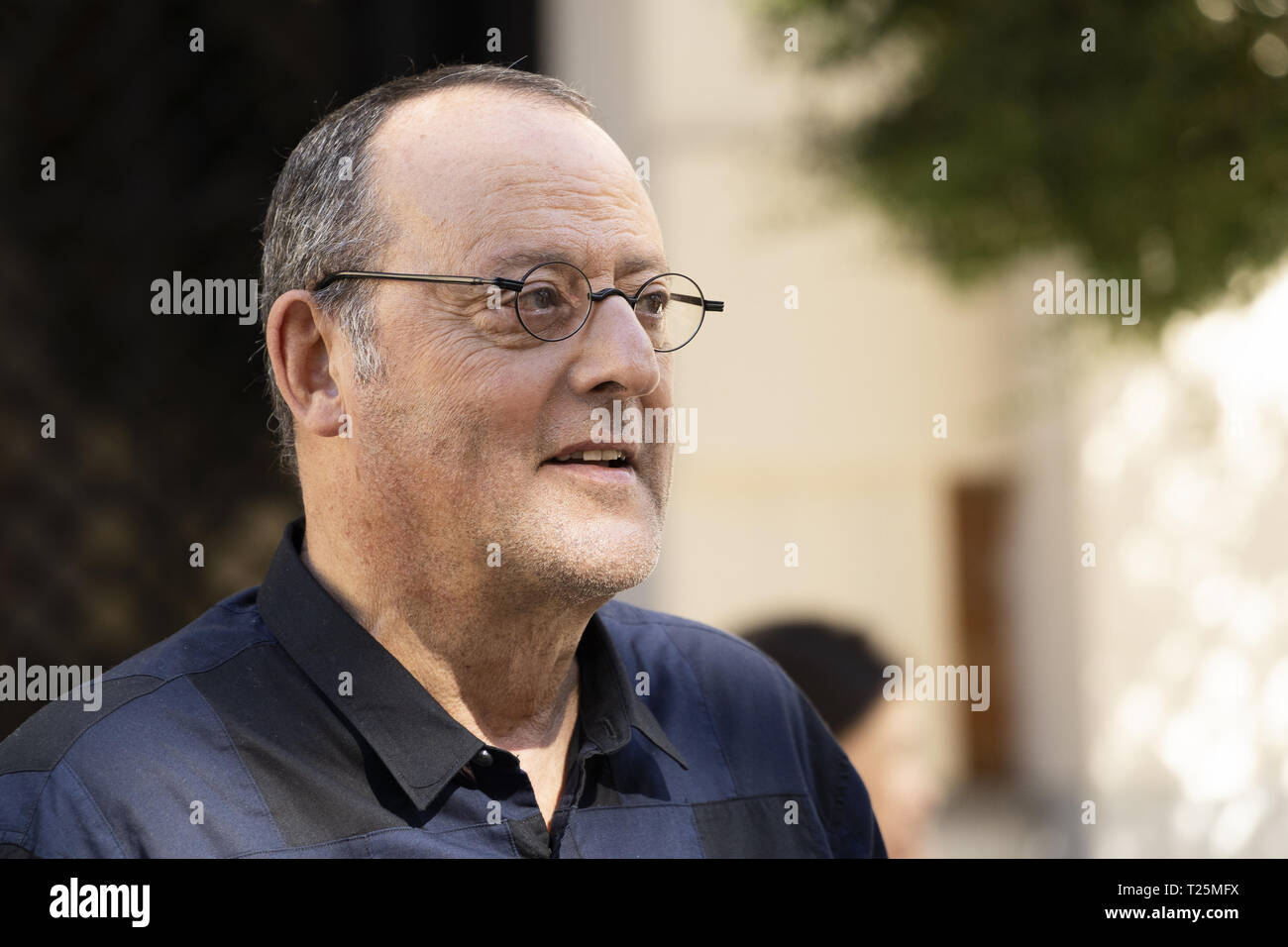 Jean Reno attends the '4 latas' photocall in Madrid  Featuring: Jean Reno Where: Madrid, Spain When: 27 Feb 2019 Credit: Oscar Gonzalez/WENN.com Stock Photo