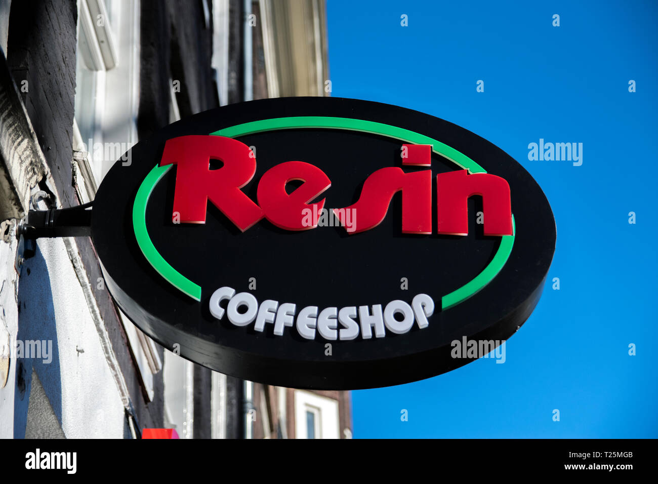 Coffeeshop Resin At Amsterdam The Netherlands 2019 Stock Photo - Alamy