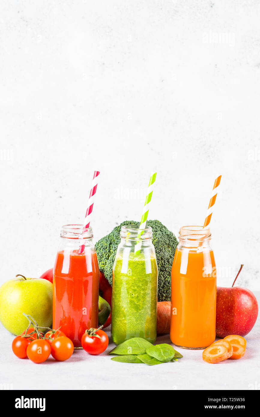 Fruit and Vegetable smoothie drink Stock Photo Alamy