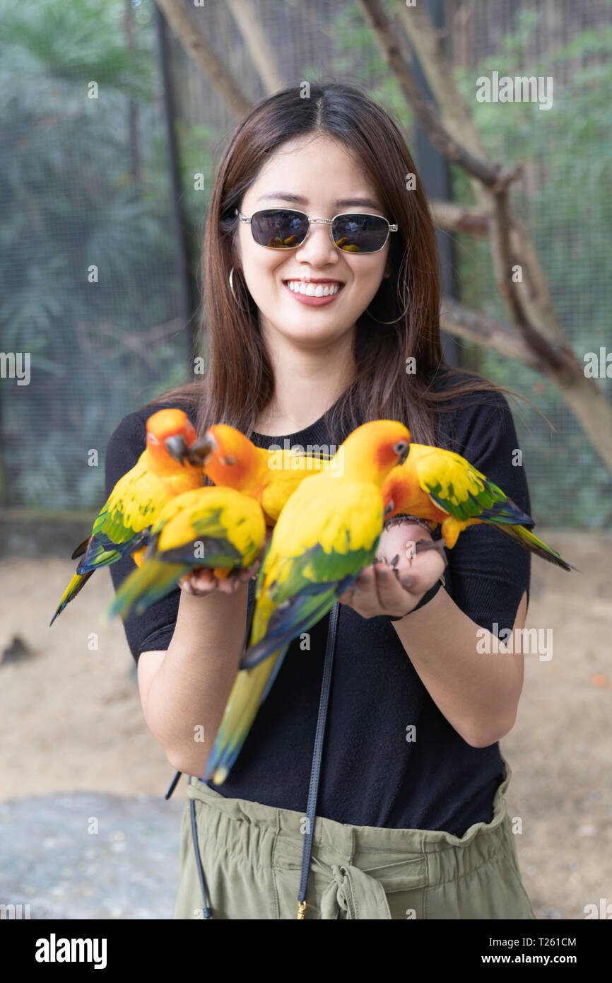 https://c8.alamy.com/comp/T261CM/asian-beautiful-woman-enjoying-with-love-bird-on-hand-and-body-in-cage-background-nature-travel-concept-T261CM.jpg