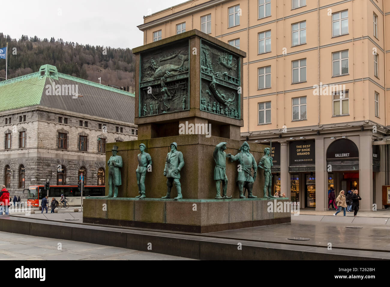 Bergen monument hi-res stock photography and images - Alamy