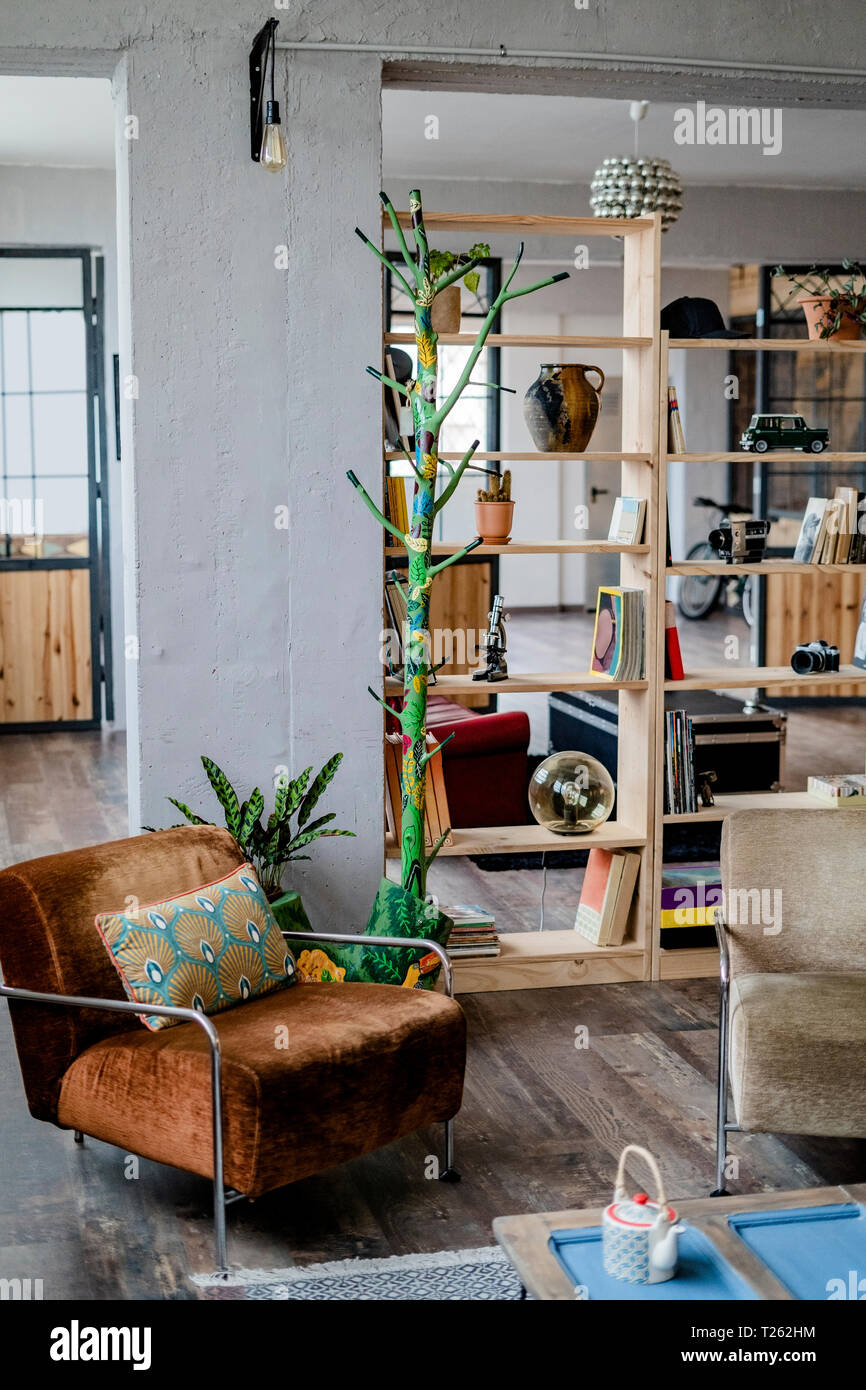 Interior of a loft office Stock Photo