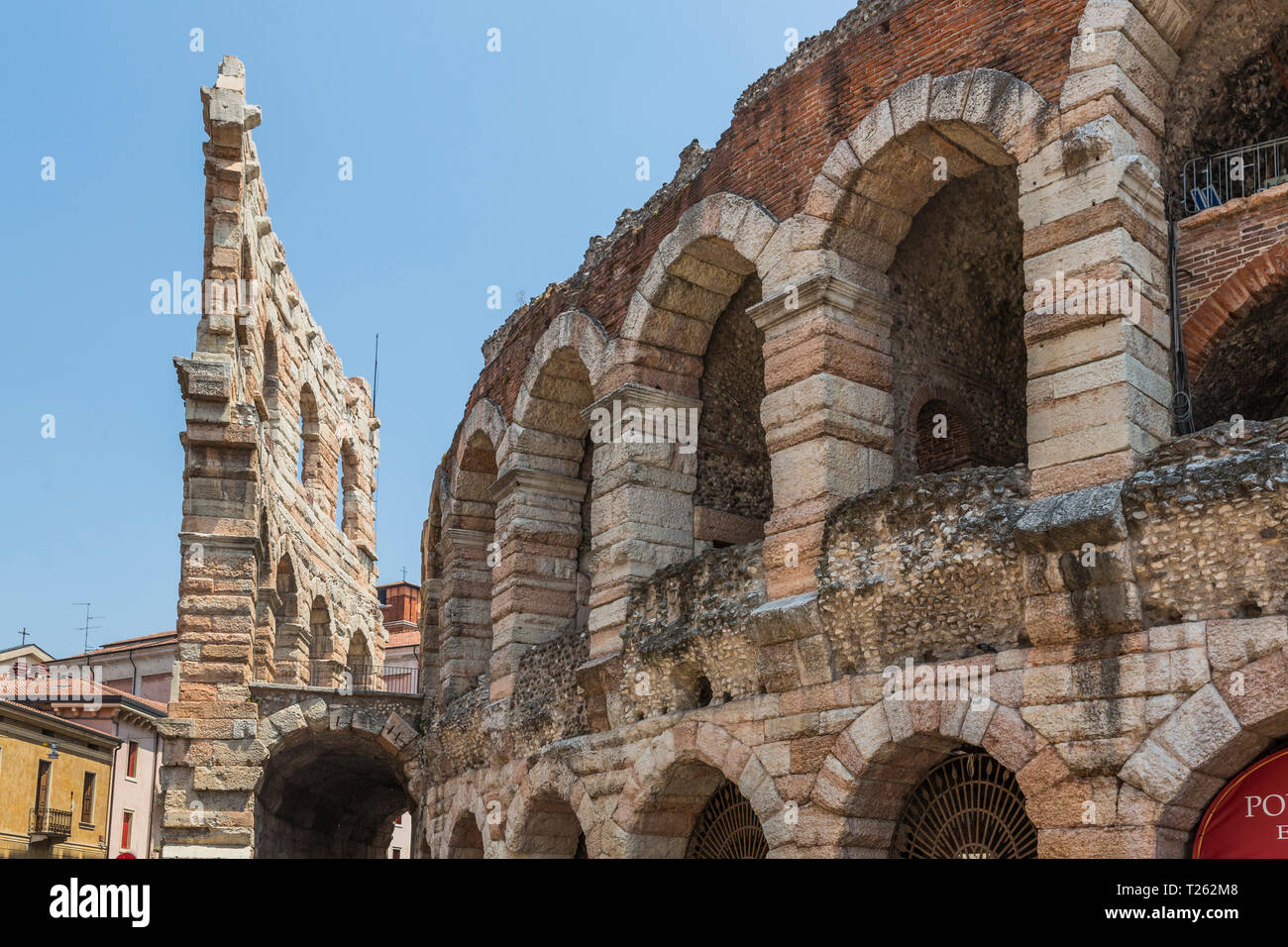 Arena di Verona, Römisches Amphitheater, Piazza Bra, Verona, Venetien, Italien, Europa Stock Photo