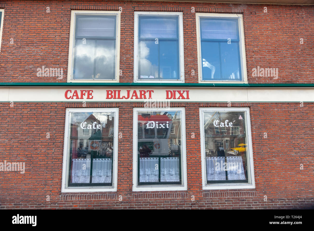 Famous cafe Dixi in Brille,Netherlands Stock Photo