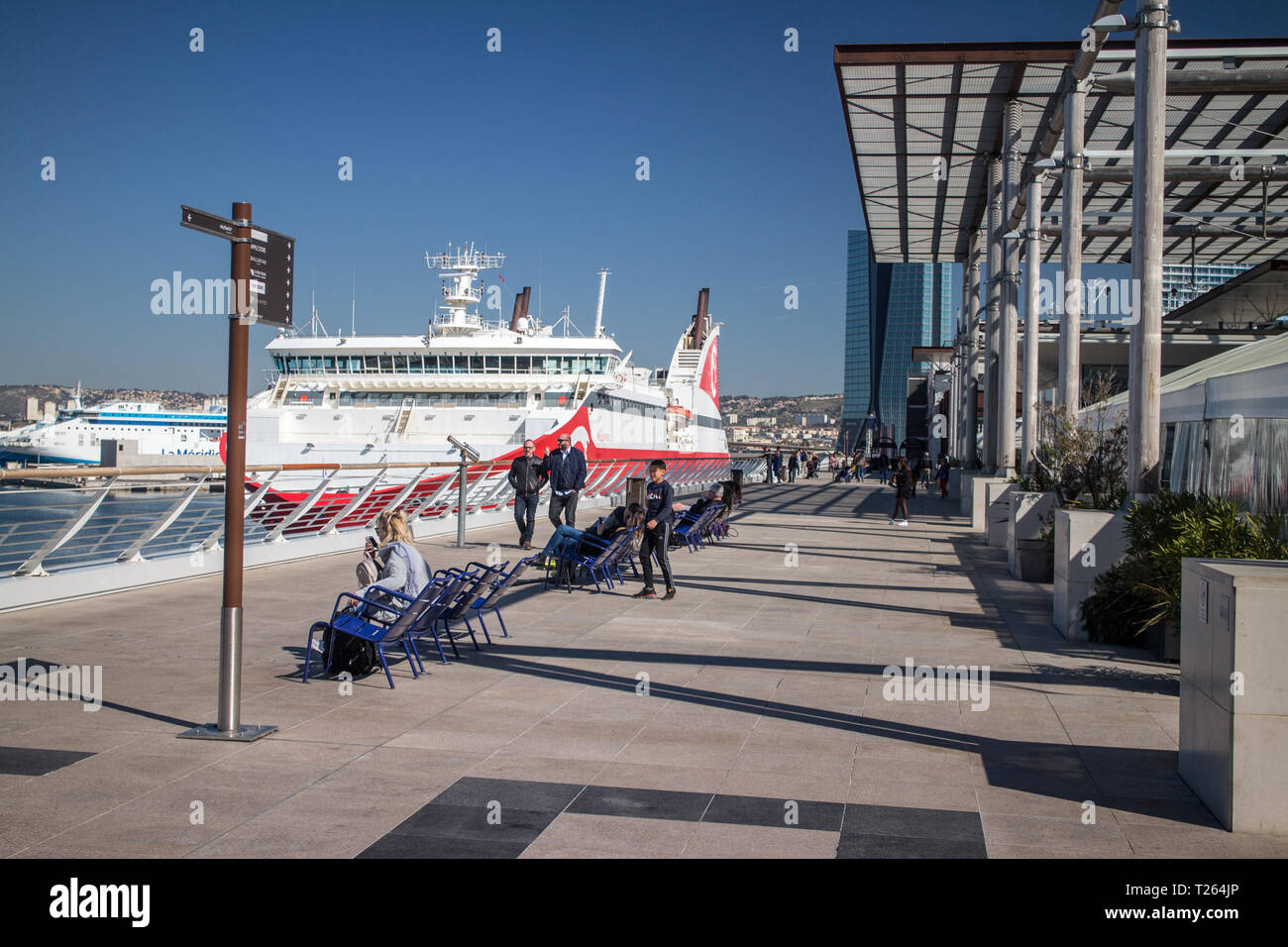 Marseille La center "Les Terrasses du Port Stock Photo Alamy