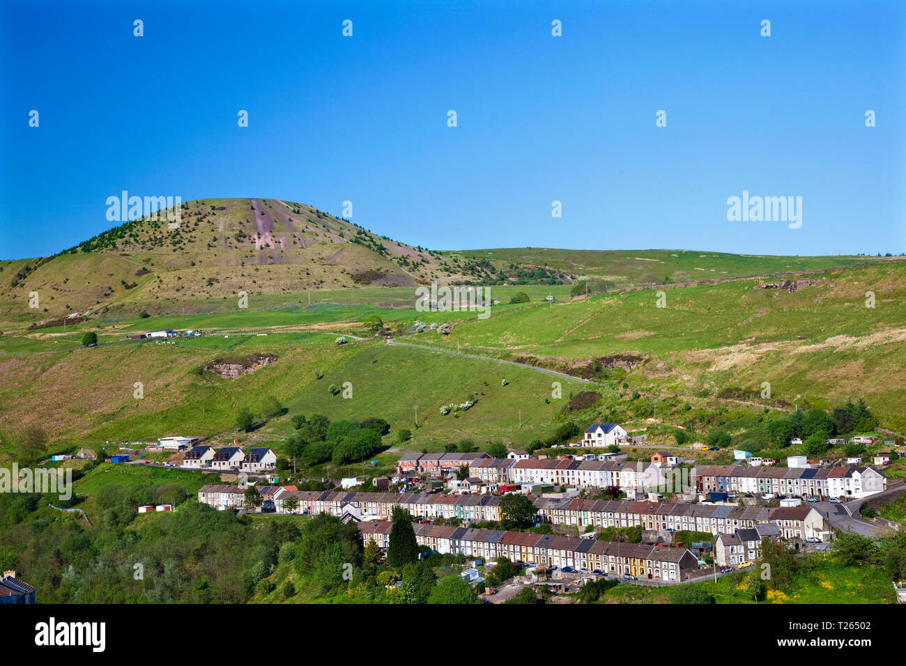 Rhondda valley houses hires stock photography and images Alamy