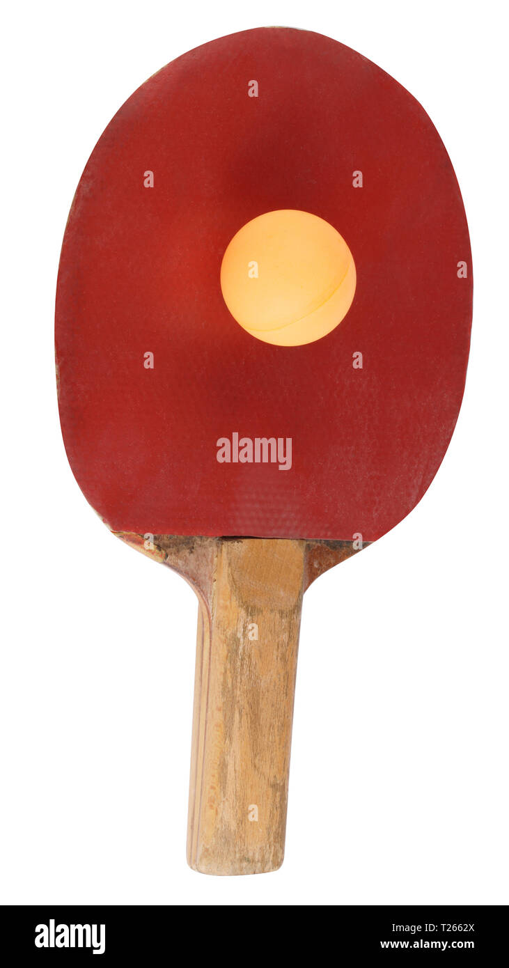 table tennis bat isolated Stock Photo Alamy
