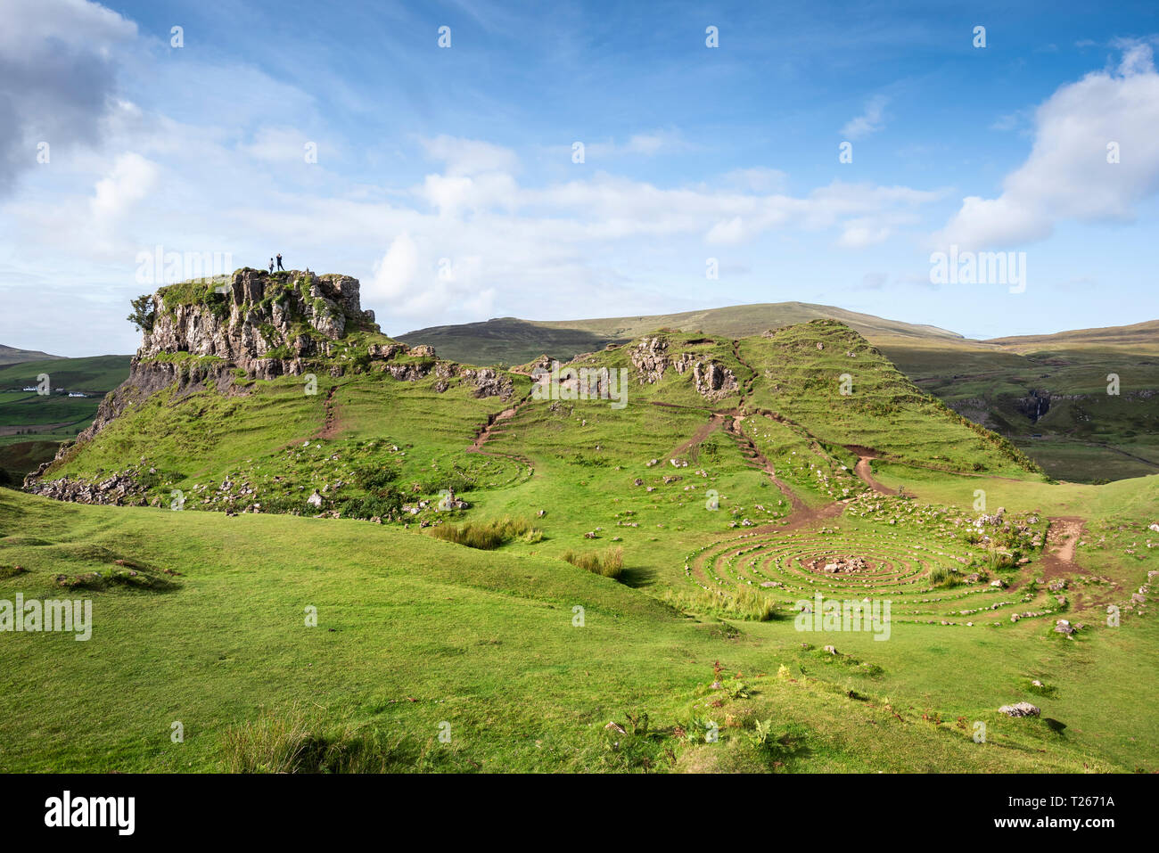 United Kingdom, Scotland, Inner Hebrides, Isle of Skye, Uig, Fairy Glen Stock Photo