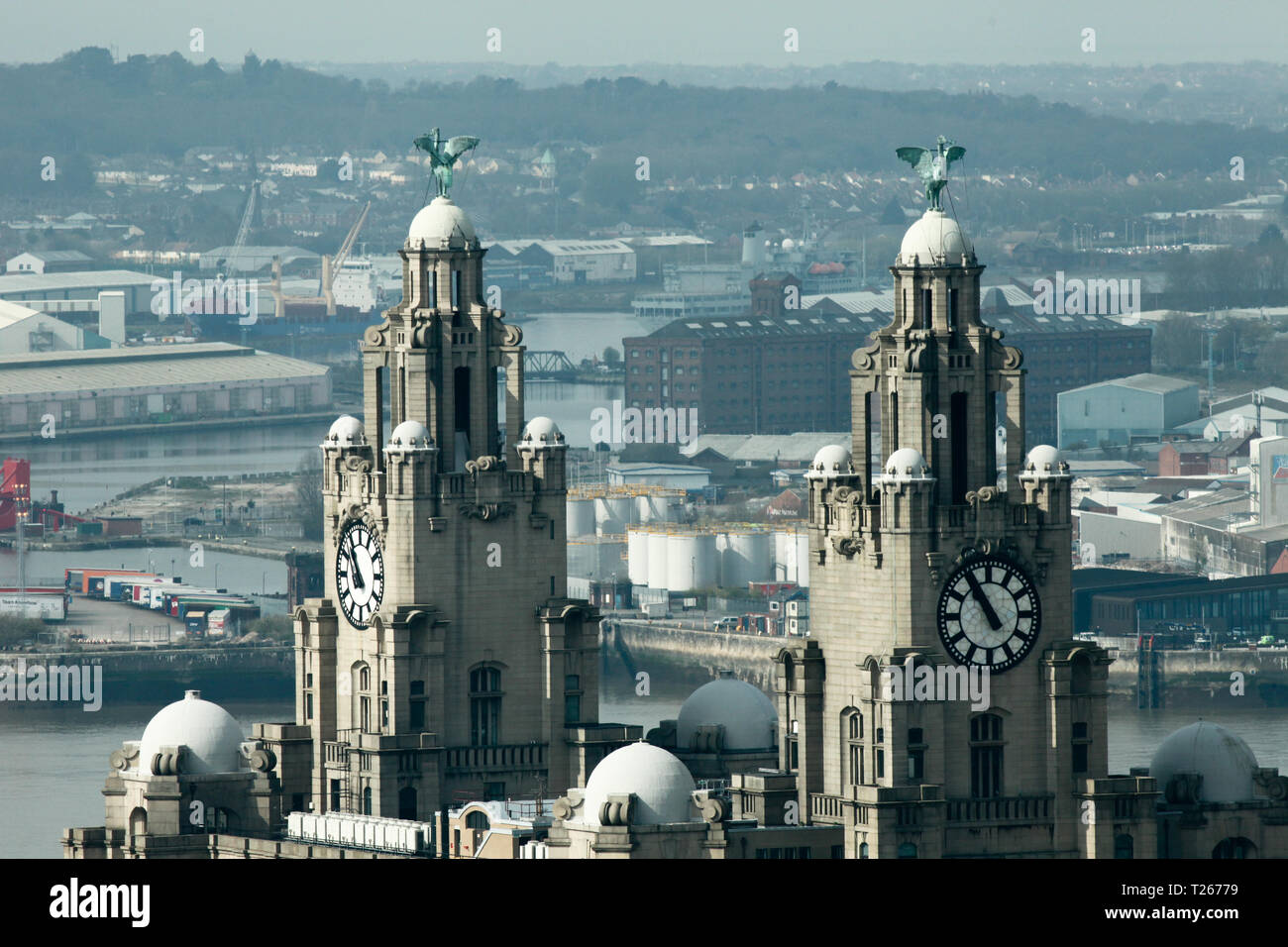 View from St. John's Beacon, Liverpool Stock Photo - Alamy