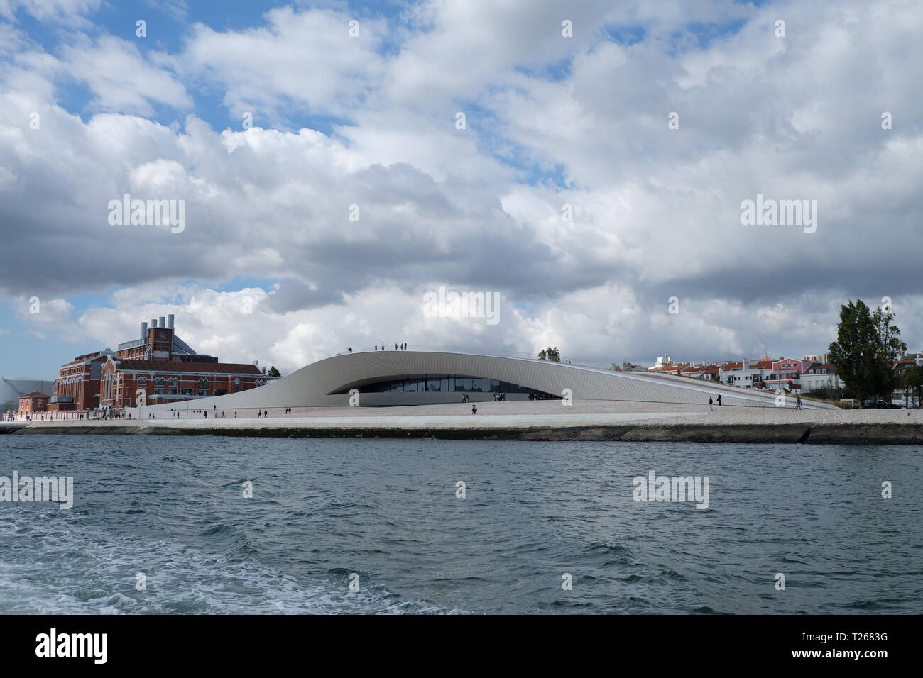 Modern Waterfront, Lisbon Stock Photo