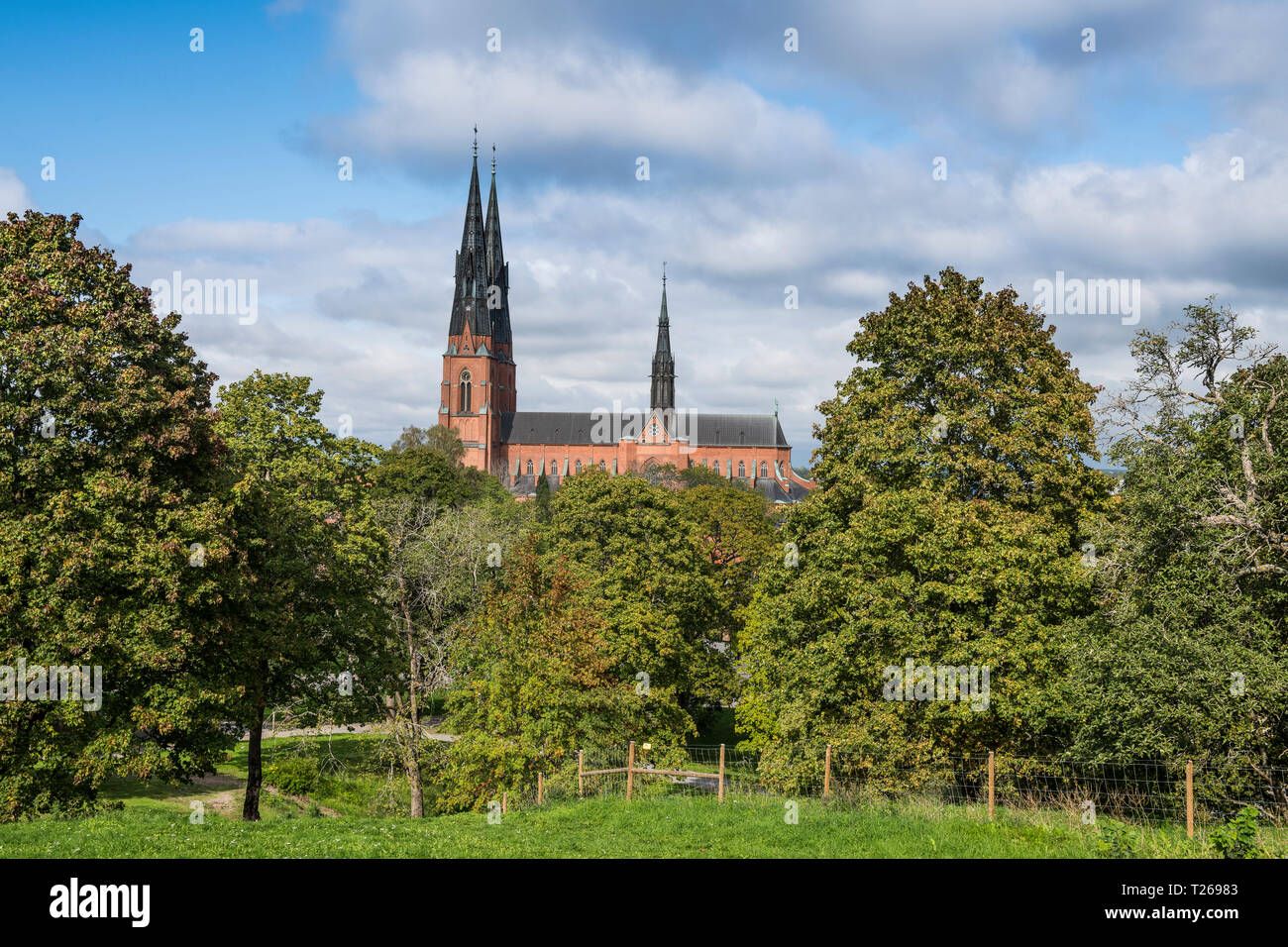 Sweden, Uppsala, Uppsala cathedral Stock Photo