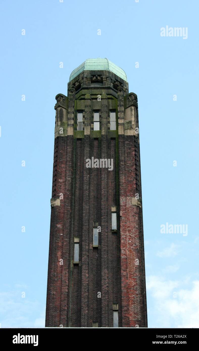 Red Bricks Monuments a tower built of red brick stones Stock Photo - Alamy