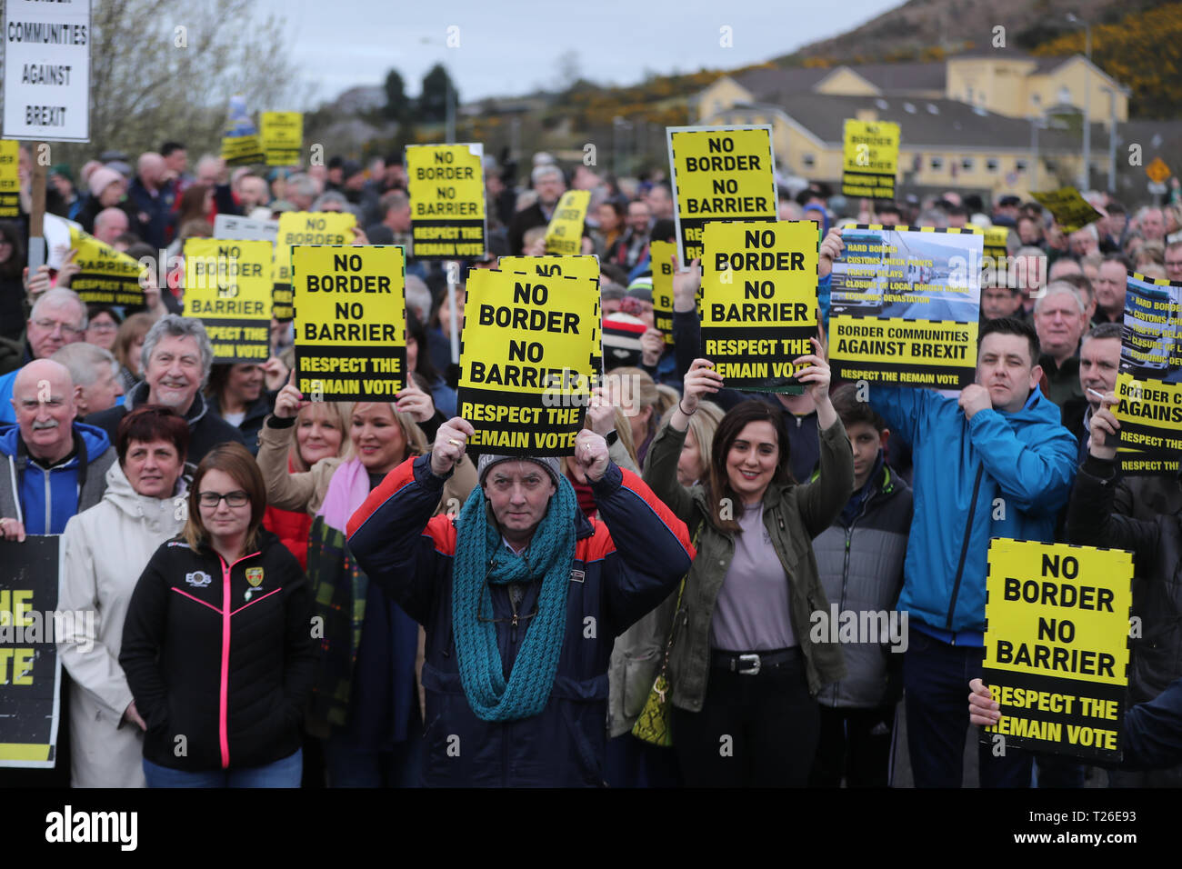 Border Communities Against Brexit holding protests on Old Belfast Road