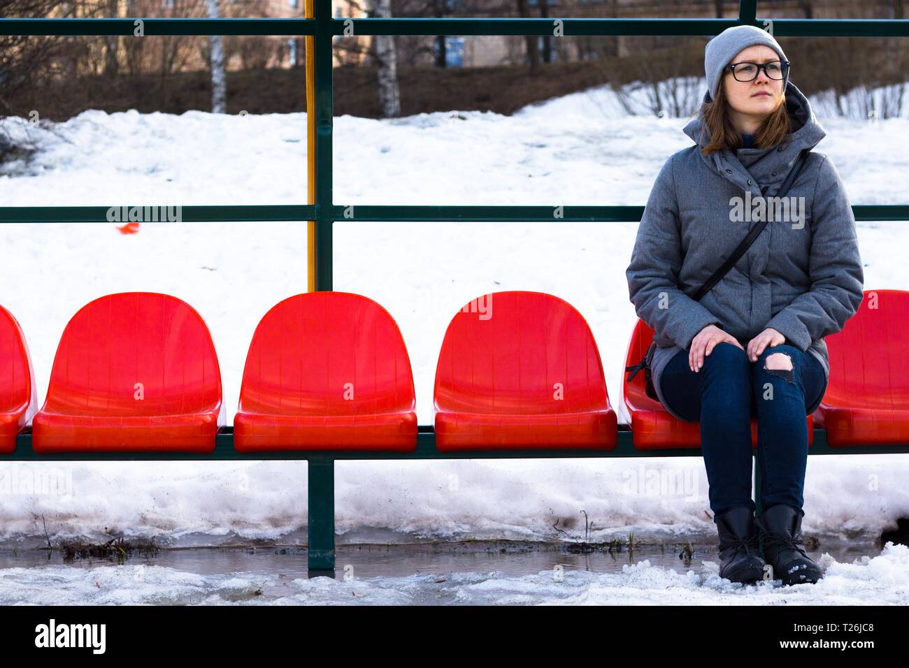 Girl with folded hands hi-res stock photography and images - Alamy