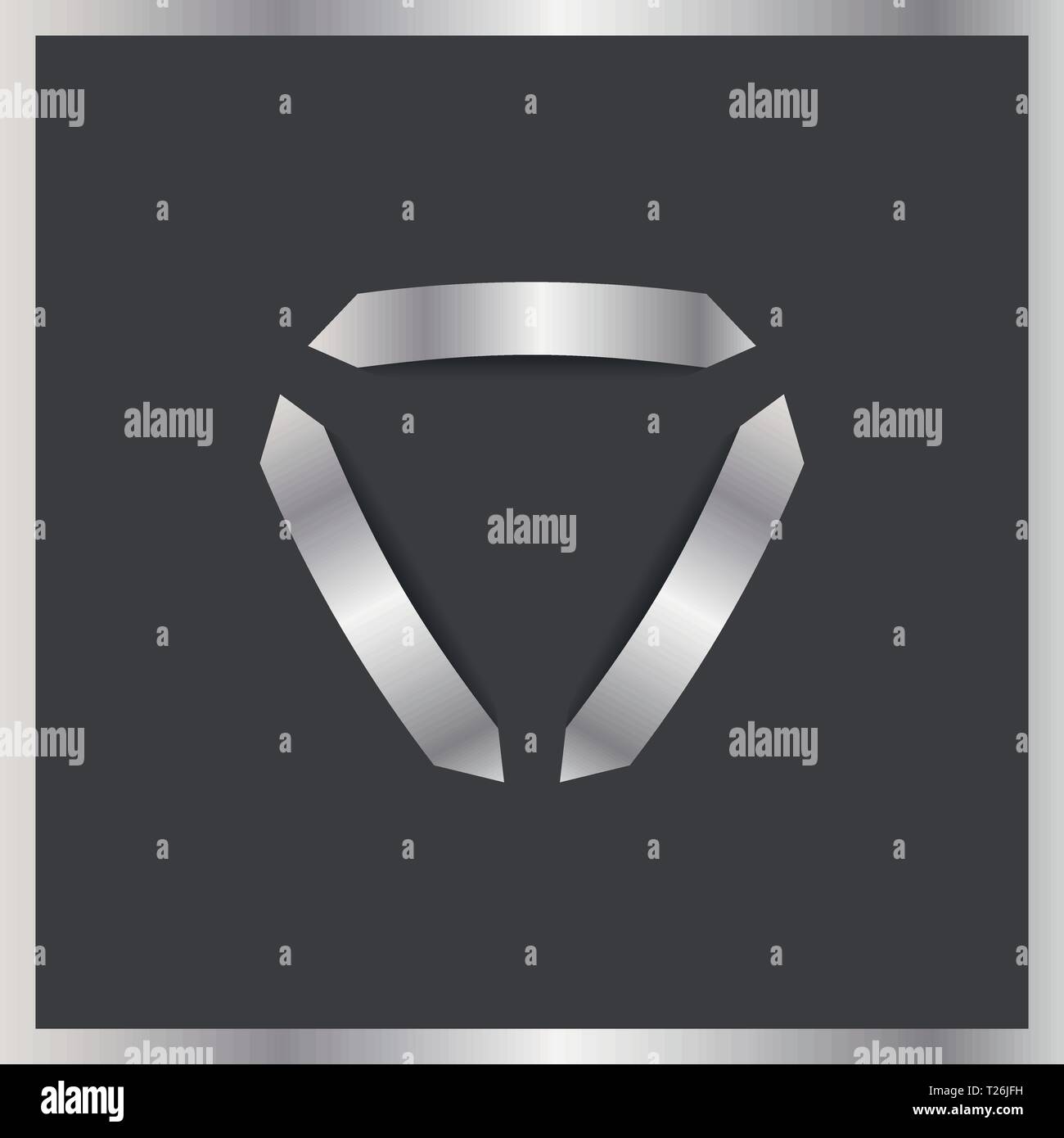 Arrow radiation vector danger hi-res stock photography and images - Alamy