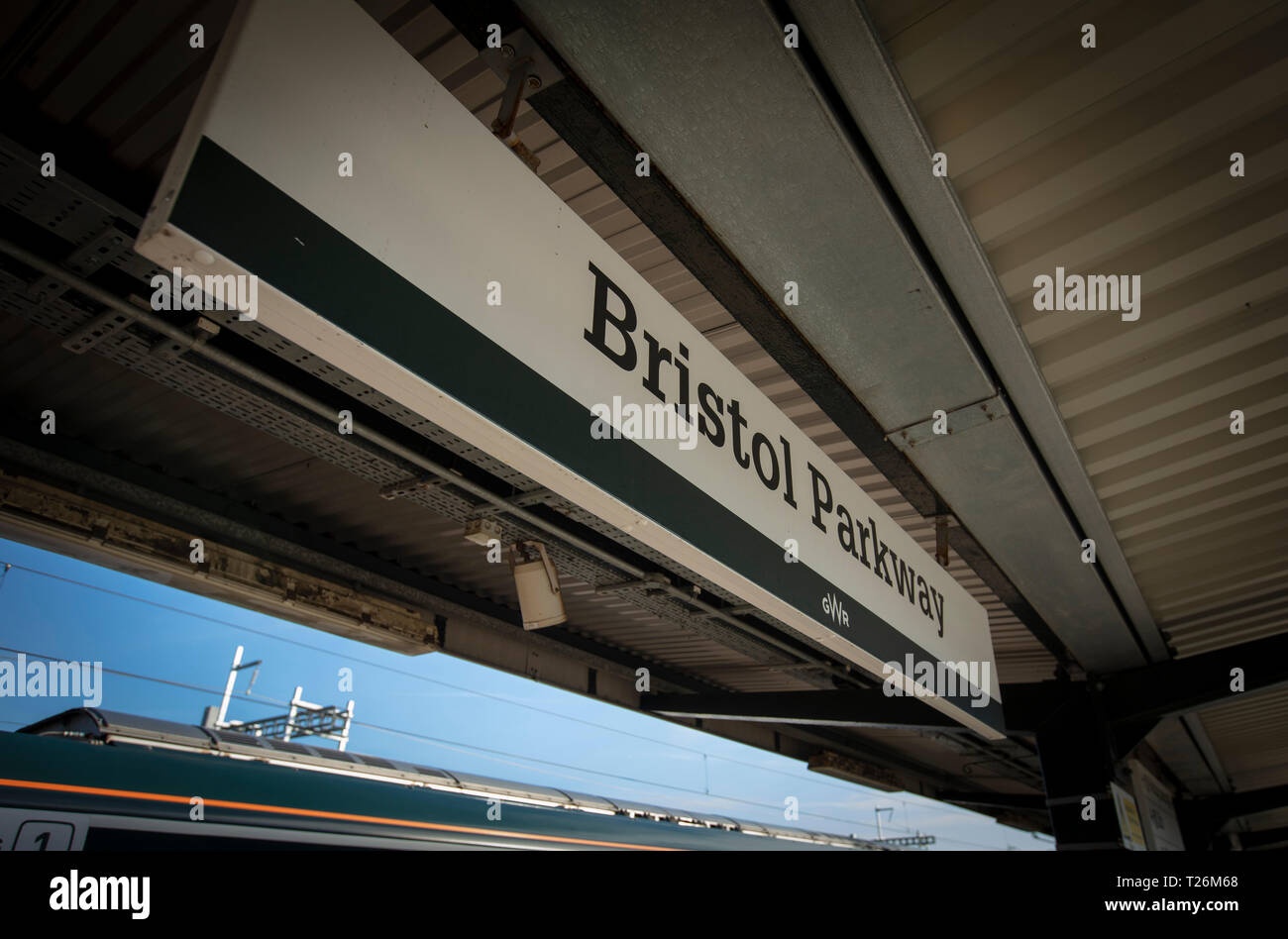 Bristol, United Kingdom, 21st February 2019, platform signage at