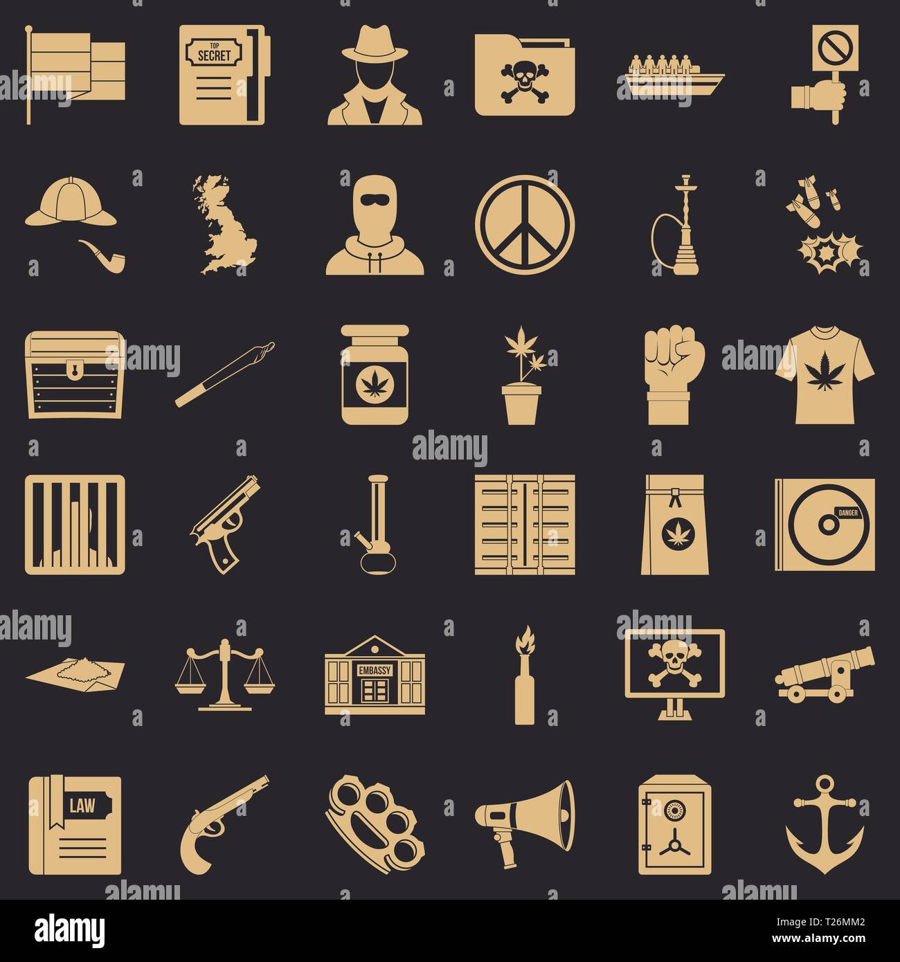 Guilty secret Stock Vector Images - Alamy