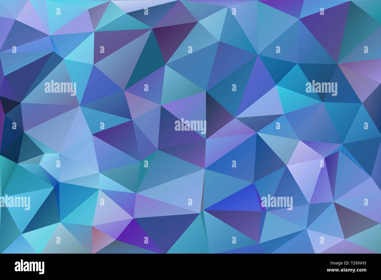 Abstract background blue, lilac triangles. Sea, water, pool, elements Stock Vector