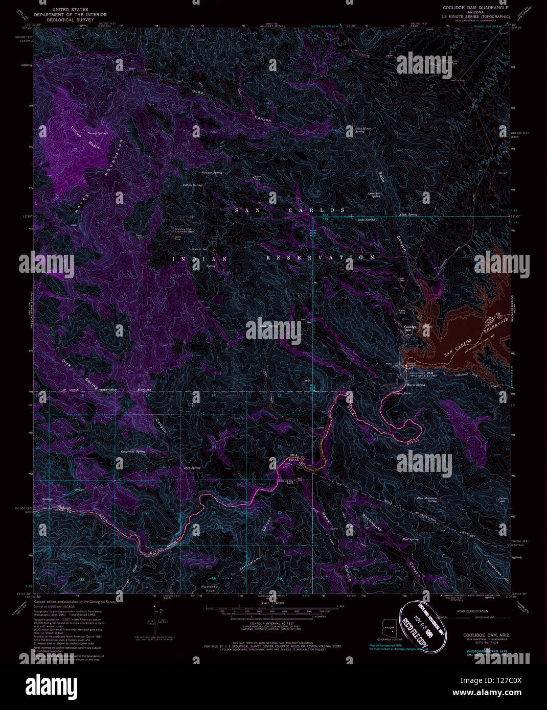 Coolidge arizona map hires stock photography and images Alamy