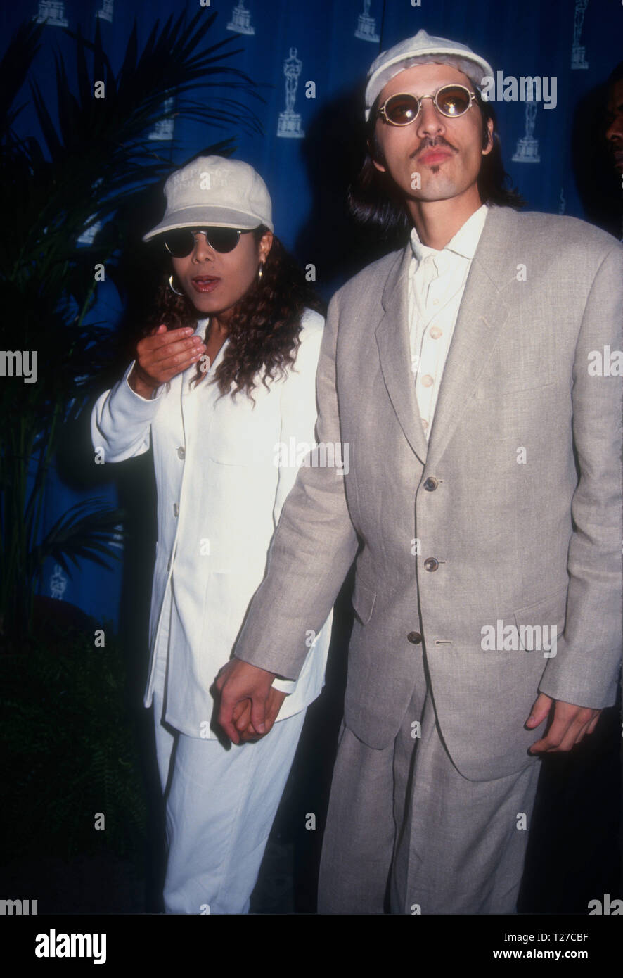 BEVERLY HILLS, CAQ - MARCH 8: Singer Janet Jackson and boyfriend Rene ...