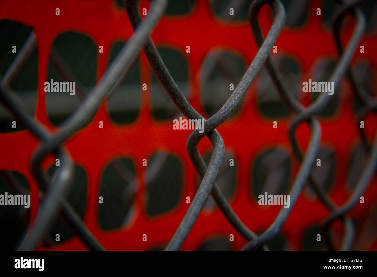 Fences Depth of Field views Stock Photo Alamy