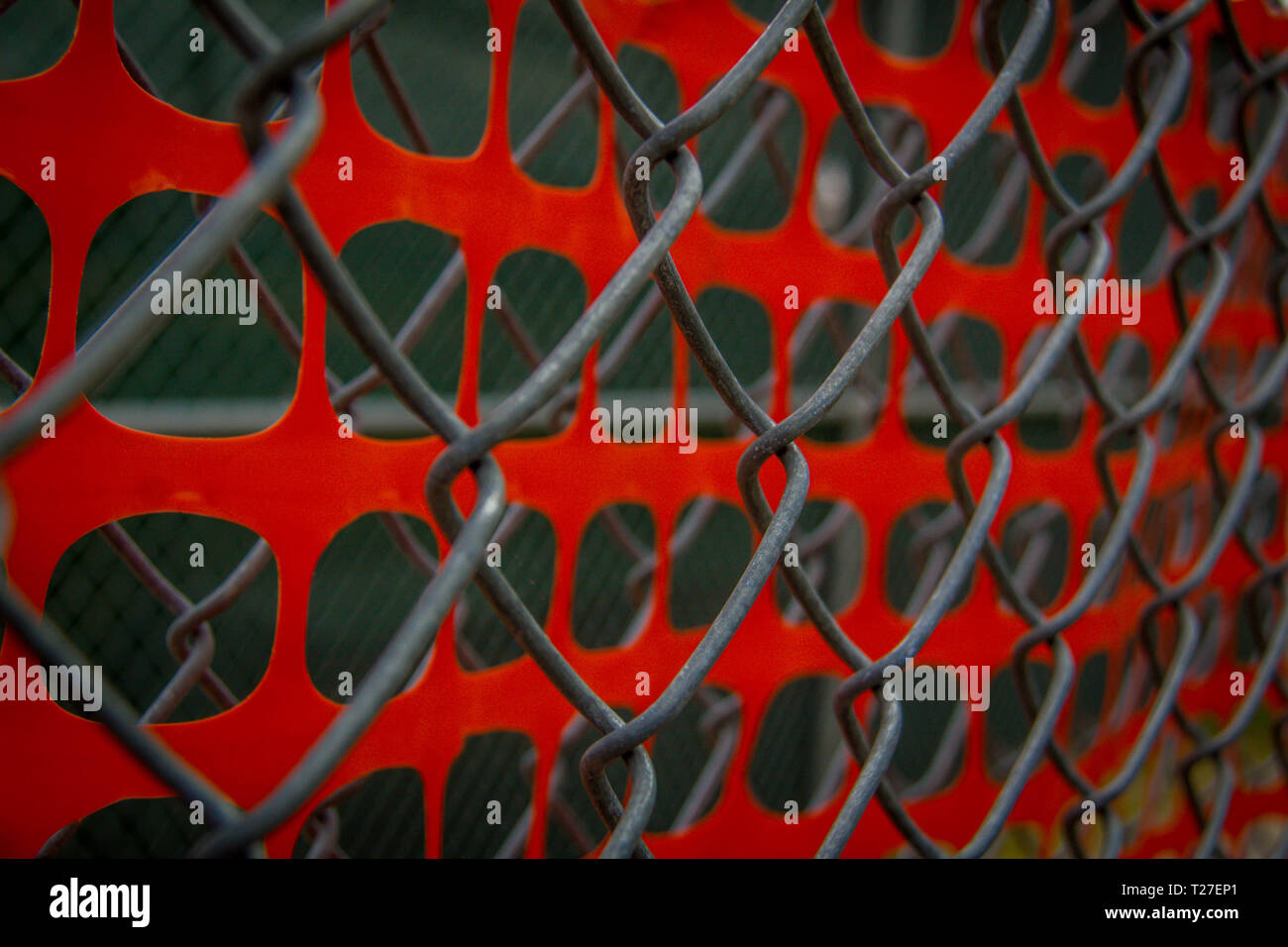 Fences Depth of Field views Stock Photo Alamy