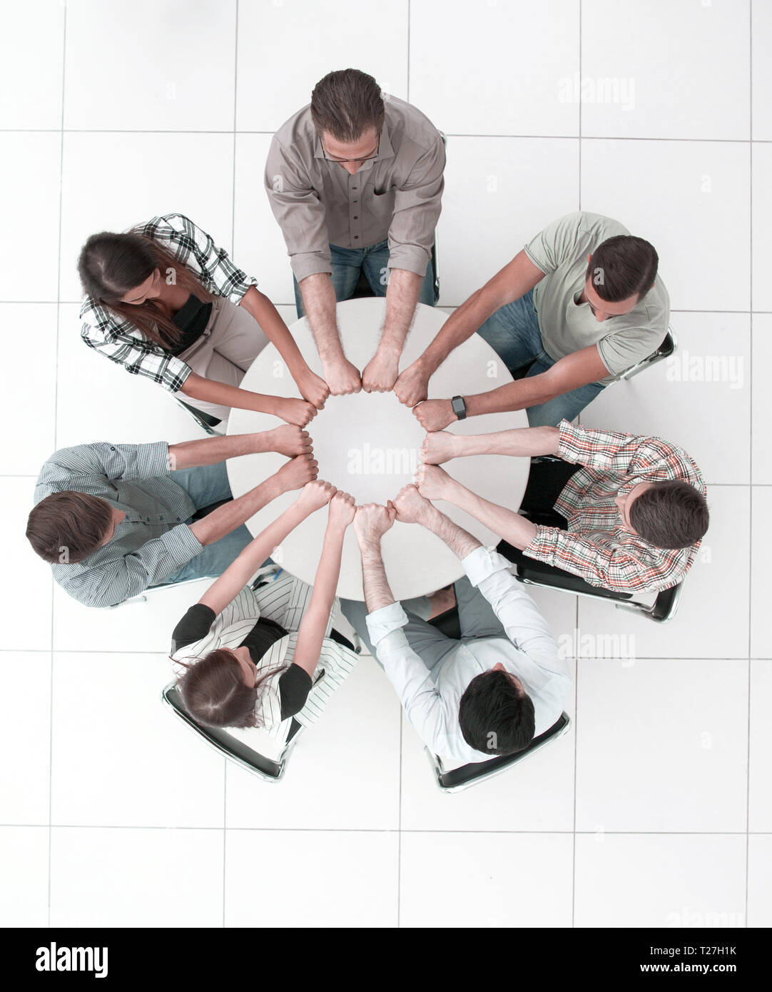 professional business team showing its unity Stock Photo - Alamy