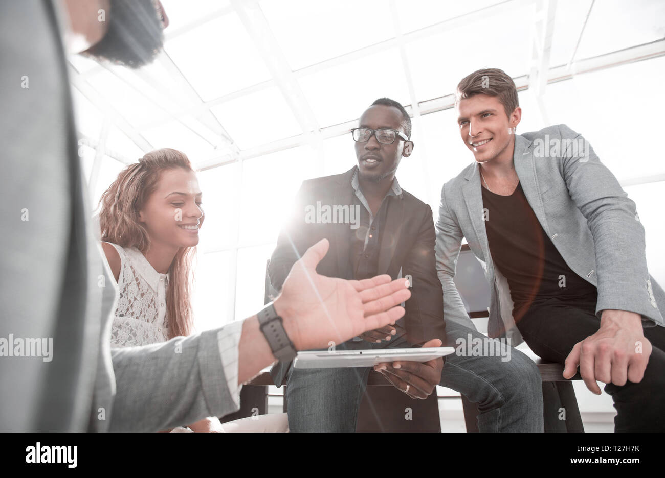professional business team works in the office Stock Photo - Alamy