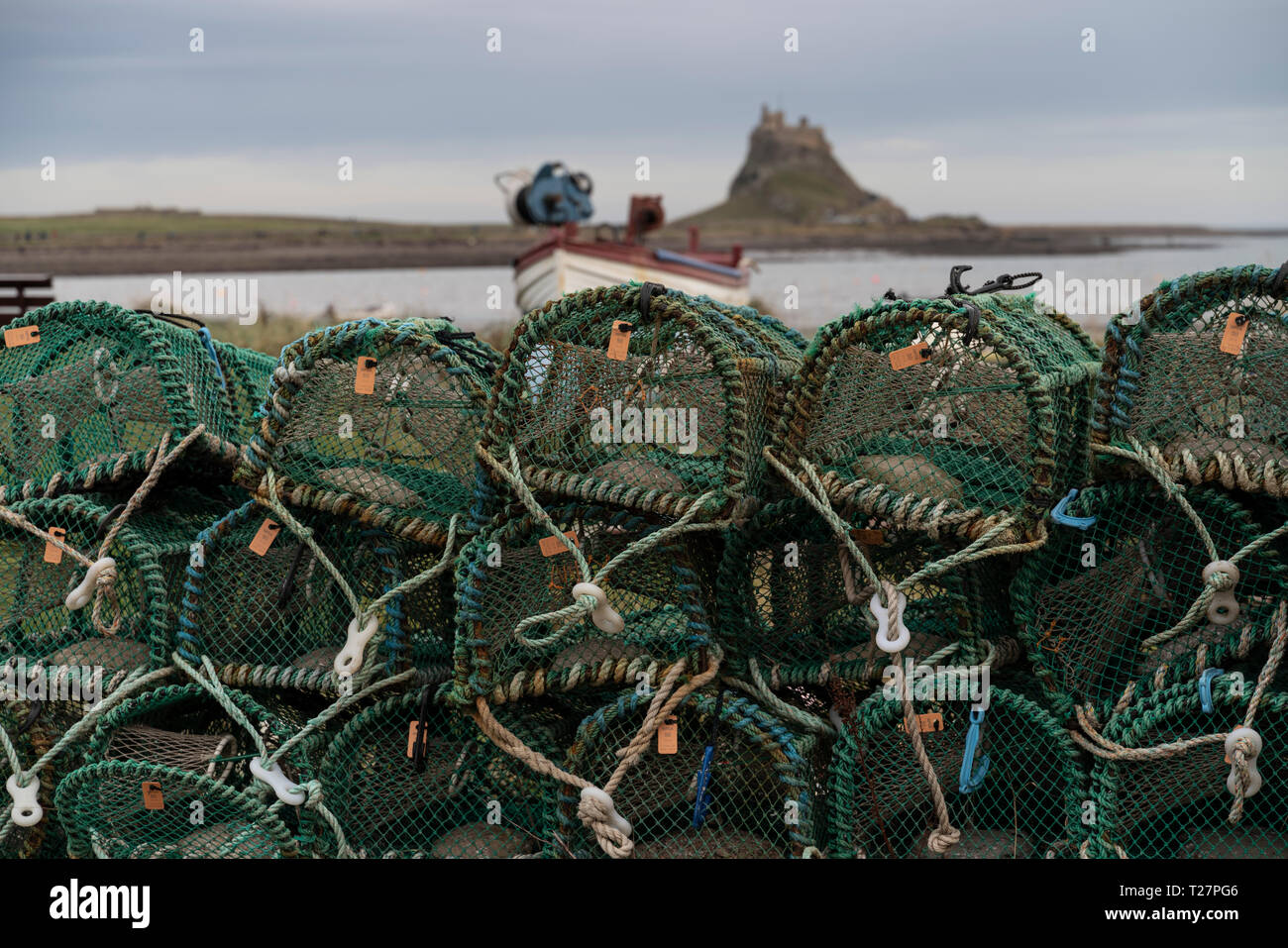 Lindisfarne or Holy Island, Northumberland coast south of Berwickon