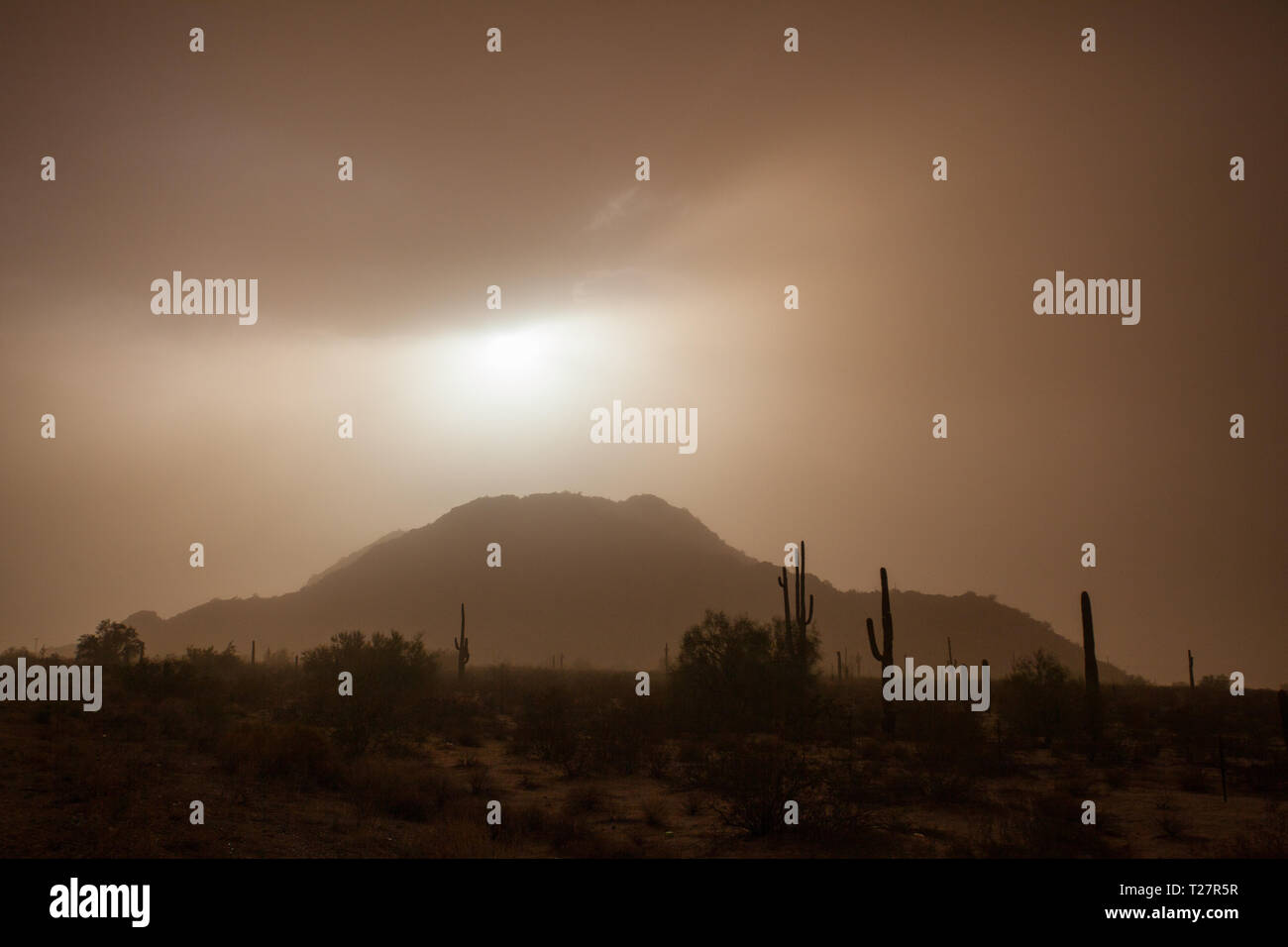 Sacaton Mountains, Pinal County, Arizona, USA Stock Photo Alamy
