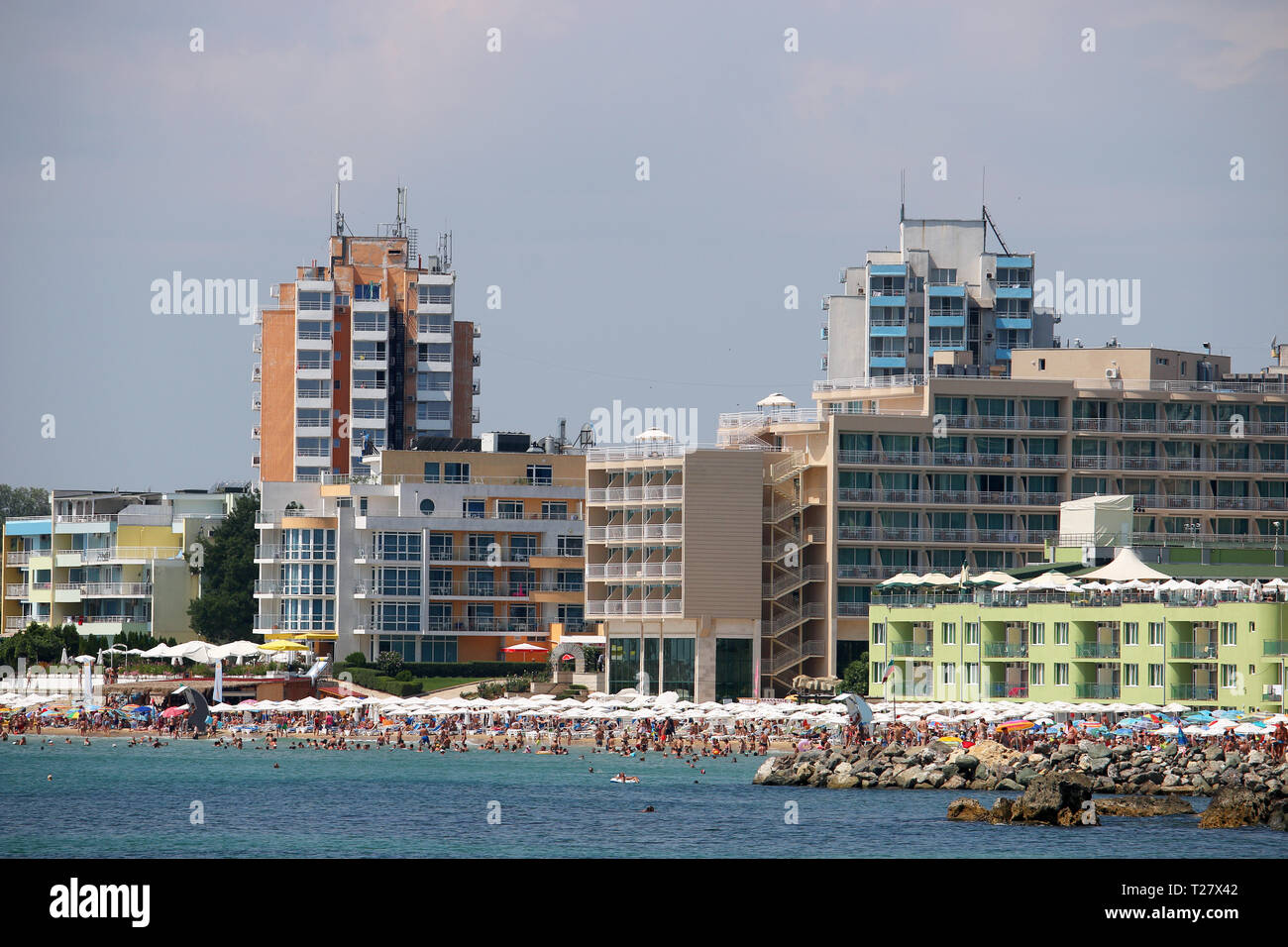 South beach resort Nessebar Bulgaria Stock Photo