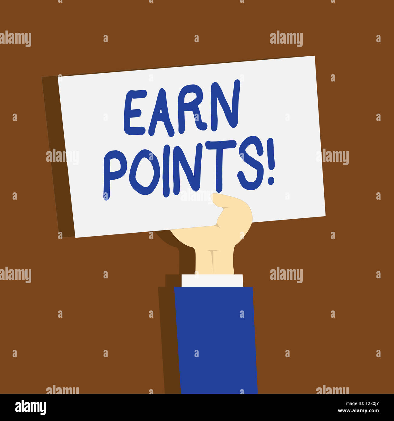 Writing note showing Earn Points. Business concept for collecting big ...