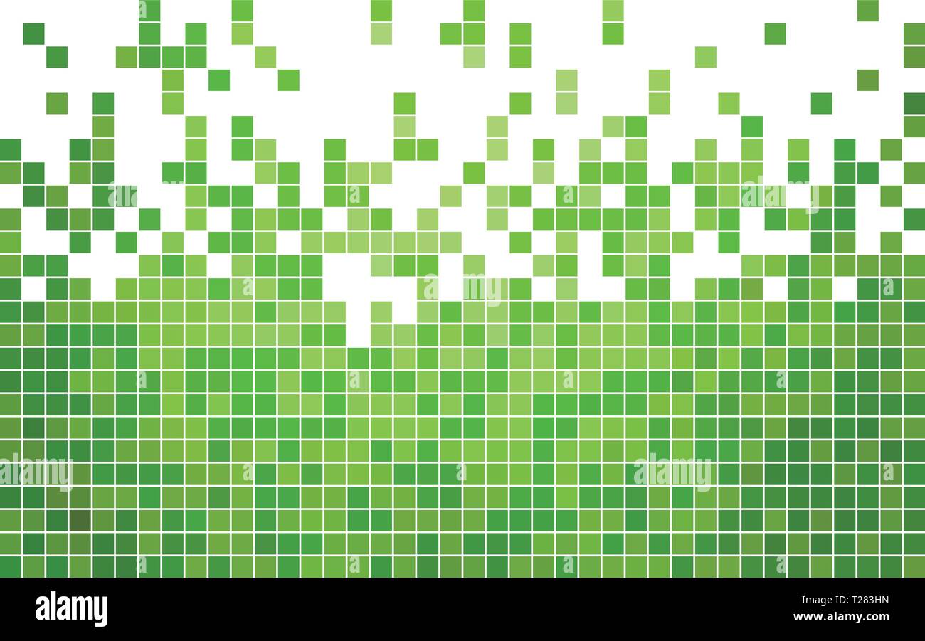 abstract vector square pixel mosaic background - green Stock Vector Image &  Art - Alamy